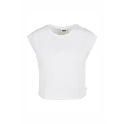 Abbildung von Urban Classics Ladies Organic Short TEE Tshirt basic, Damen, Größe: 4XL, White
