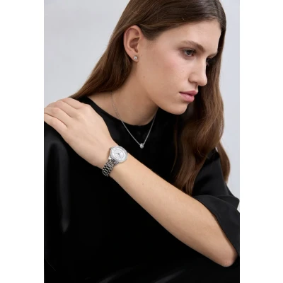 Abbildung von Michael Kors Lauryn SET Halskette silvercoloured, Damen, Größe: One Size, Silver coloured