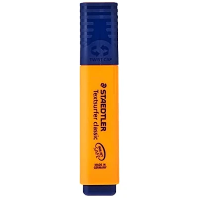 Abbildung von &quot;STAEDTLER 364 4 Textmarker&quot;&quot;Textsurfer Classic&quot;&quot;, bleu, orange