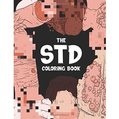 Abbildung von the STD coloring Book: An Adult book of human body, infectious diseases and viruses including syphilis, gonorrhea herpes for men women!