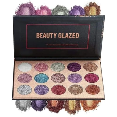 Abbildung von Beauty Glazed 15 Farben Lidschatten Palette Makeup Kit Set Make Up Professional Box