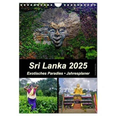 Abbildung von Sri Lanka 2025 Exotisches Paradies Jahresplaner (Wandkalender DIN A4 hoch), CALVENDO Monatskalender