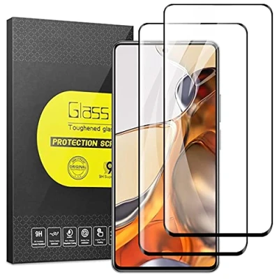 Abbildung von DOINK Displayschutzfolie für Samsung Galaxy A53 5G, [ 2 Stück ] 9H Härte Panzerglasfolie Schutzfolie Schutzglas Full Fit Screen Protector