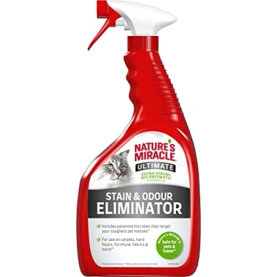 Abbildung von NATURE&#039;S MIRACLE Flecken und Geruchsentferner Spray zur Reinigung 946 ml