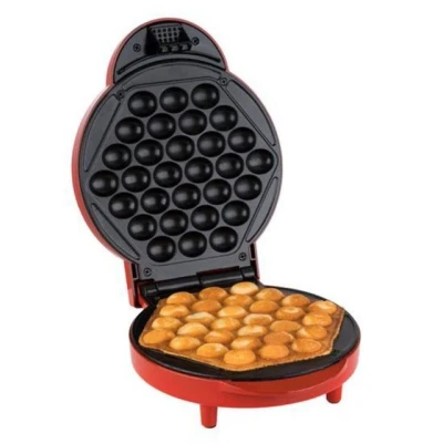 Abbildung von Korona Waffeleisen Bubble Antihaftbeschichtung Rot, 1000 W