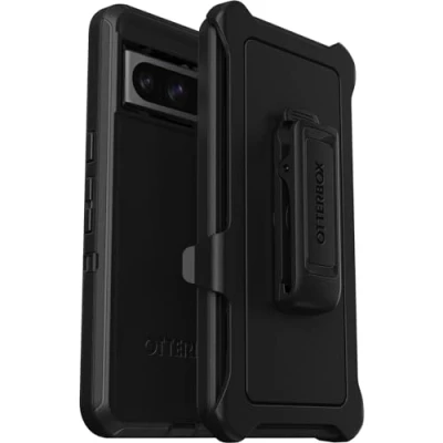 Abbildung von OtterBox Defender Hülle für Google Pixel 8 Pro, stoßfest, sturzsicher, ultra robust, schützende Hülle, 5x getestet nach Militärstandard, Schwarz, Keine Einzelhandelsverpackung