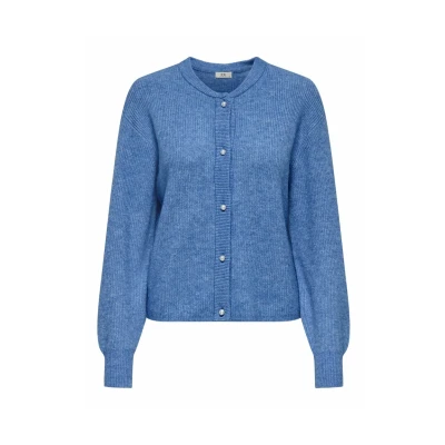 Abbildung von JDY Jdylumi LIFE Button Strickjacke, Damen, Größe: XL, Blau