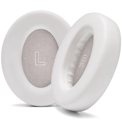 Abbildung von WC PadZ QC Ultra verbesserte Ohrpolster für Bose QuietComfort Ultra, hergestellt von Wicked Cushions Verbesserter Komfort und Dicke White Smoke