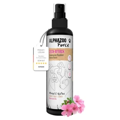 Abbildung von ALPHAZOO Zeckenschutzmittel ZeckAttack Zeckenschutz Spray, 200 ml, Effektiver mit natürlichem Inhalt