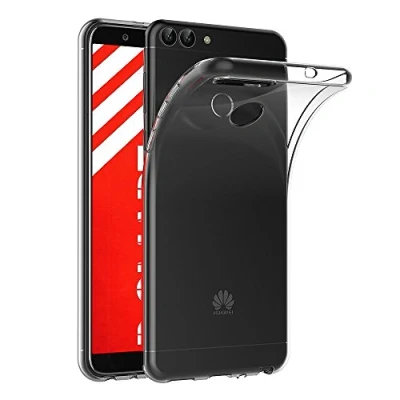 Abbildung von AICEK Huawei P Smart Hülle, Transparent Silikon Schutzhülle für Case Clear Durchsichtige TPU Bumper Handyhülle (5,65 Zoll)