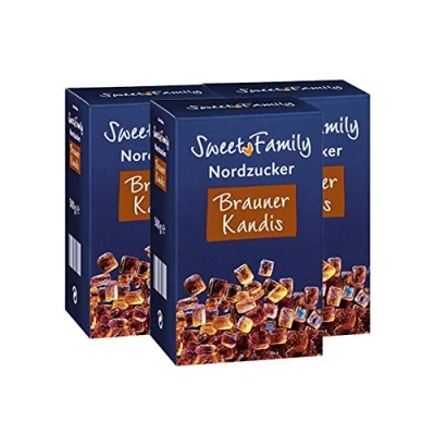 Abbildung von Sweet Family Brauner Kandis, 500g 3er Pack