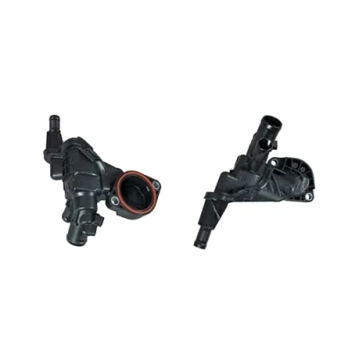 Abbildung von GATES TH59983G1 Kühlwasserthermostat 83 mit Dichtungen Gehäuse RENAULT: Clio 4 Schrägheck, Captur, DACIA: LOGAN MCV 2, SANDERO 2