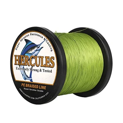 Abbildung von HERCULES Super Cast 100m 2000m Yards Geflochtene Angelschnur 10lb 300lb Test für Salzwasser Süßwasser PE Geflecht Fischdraht Superline 8 Stränge