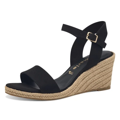 Abbildung von Tamaris Damen 1 28300 42 Sling Sandale, Schwarz, 41 EU