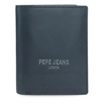 Abbildung von Pepe Jeans Deep Vertikale Geldbörse mit Blauer Geldbörse, 8,5 x 10,5 1 cm, Leder von Joumma Bags, blau, Talla única,