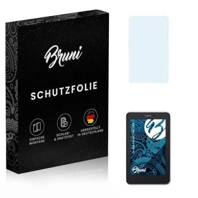 Abbildung von Bruni Schutzfolie kompatibel mit Asus Fonepad 7 ME175CG Folie, glasklare Displayschutzfolie (2X)