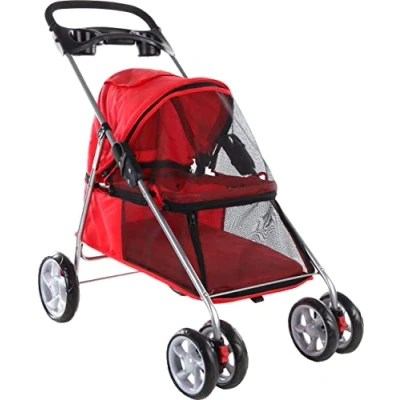 Abbildung von Flamingo Hundebuggy Buggy rot
