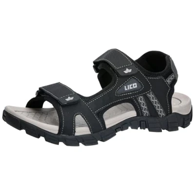 Abbildung von LICO Trekkingsandale, Herren, Größe: 36, Schwarz grau Schuhe