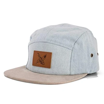 Abbildung von Blackskies 5 Panel Cap mit floralen Muster Unisex Baseball Mütze, Denim Beast, Einheitsgröße
