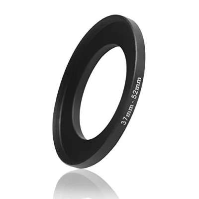 Abbildung von Ares Foto® Step Up Filteradapter Adapter Ring. CNC gefrästes Aluminium. Kompatibel mit Objektiven Aller Hersteller: Canon Sony Nikon Fujifilm Olympus Pentax Leica Tamron Sigma (37mm 52mm)