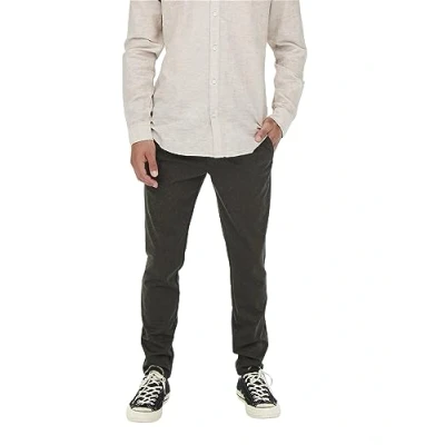 Abbildung von Only &amp; Sons Onsmark TAP Chino, Herren, Größe: 36x34, Slate black