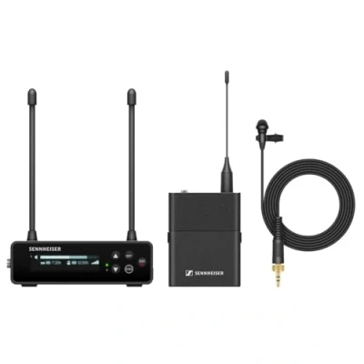 Abbildung von Sennheiser EW DP ME2 SET (Q1 6) Tragbares digitales UHF Drahtlosmikrofonsystem mit Ansteckmikrofon Kugelcharakteristik Schwarz (700010)