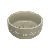 Abbildung von Trixie Futter /Wassernapf \\\&#039;Thanks For Service\\\&#039; Keramik Katzenfutte...
