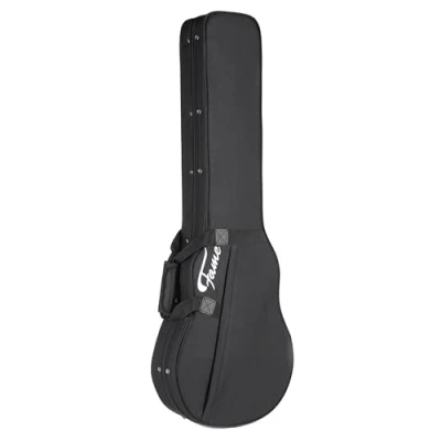 Abbildung von Fame Softcase Singlecut E Gitarren Koffer, Leichtgewicht 1.3kg, Wetterfest, Gepolstert, Rucksackgarnitur, Zubehörfach, Ideal für sicheren Transport und Schutz