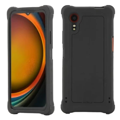 Abbildung von Mobilis Schutzhülle Kompatibel mit Samsung Galaxy XCover 7 6.6&quot; 2023, Hülle Bumper Anti Schock, 35x höhere Stoßfestigkeit als der Militärstandard, Schwarz