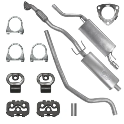 Abbildung von Schalldämpferset Auspuffanlage Auspuff für Opel Corsa 4 IV D 2010 2014 1.4