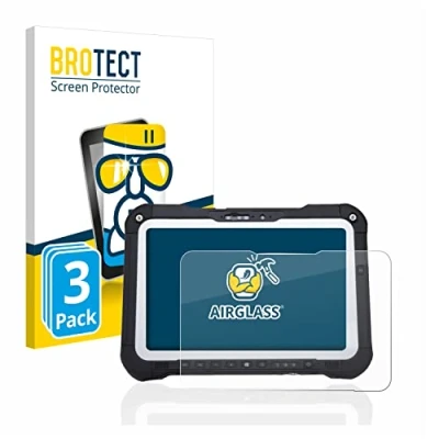 Abbildung von BROTECT Schutzglas für Panasonic Toughbook FZ G2 / (3 Stück) Schutzfolie Panzer Folie Glas [Extrem Kratzfest 9H, Anti Fingerprint,