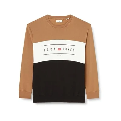 Abbildung von JACK &amp; JONES Herren Jjelliot Block Sweat Crew Neck Pls Pullover, Otter, 3XL