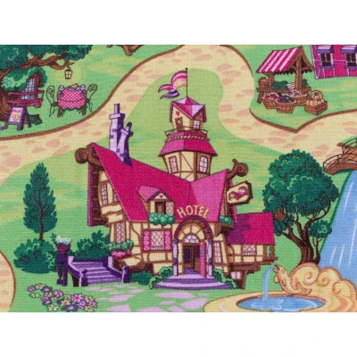 Abbildung von Primaflor Ideen in Textil Kinderteppich &quot;Spielteppich CANDY TOWN&quot;, rechteckig, Kurzflor, Straßen Spiel Teppich, Kinderzimmer