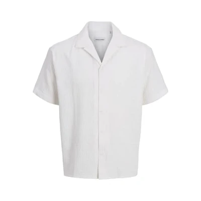 Abbildung von Jack &amp; Jones Jjematteo Resort Shirt Hemd, Herren, Größe: XS, White