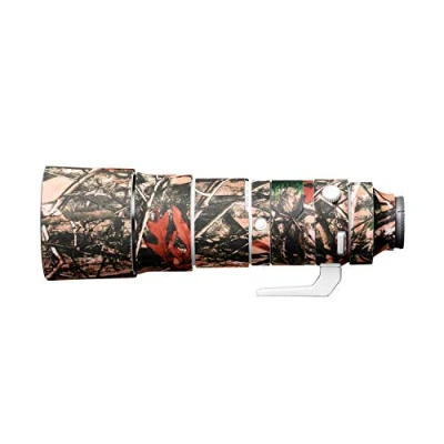 Abbildung von easyCover Lens Oak Objektivschutz Schutz für Ihr Kameraobjektiv Geeignet Sony FE 200 600 F5.6 6.3 G OSS Wald Camouflage