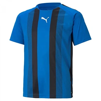 Abbildung von Puma FußballTrikot für Kinder, Größe: 176, Blauschwarzweiss