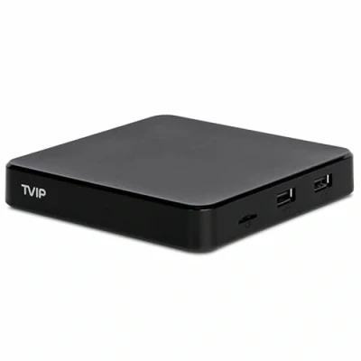 Abbildung von TVIP S Box v.605 SE IP TV 4K HEVC HD Android 6.0 Linux Multimedia Stalker Streamer 1GB RAM + 8GB eMMC, MicroSD Card, EXT.IR Includes 5GHz WiFi