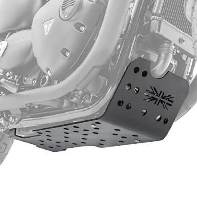 Abbildung von Motorschutz für Triumph Bonneville T120 16 24 Aluminium Bugspoiler schwarz