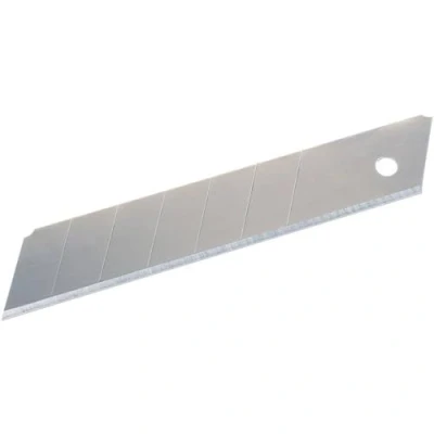 Abbildung von wolfcraft 5 Profi Abbrechklingen, 25 mm I 4127000 Zubehör für Abbrechklingen Messer beidseitig geschliffen 7 Abbrechsegmente HCS in Profiqualität