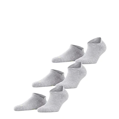 Abbildung von Falke COOL KICK 3PACK Sneaker Socks Unisex Anatomical Plush SOLE Socken, Herren, Größe: 42/43, Light grey