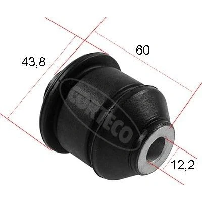 Abbildung von CORTECO 80005087 Querlenkerlager Hinterachse AUDI: A6 C6 Avant, A4 B7 B6 SEAT: Exeo ST, Limousine