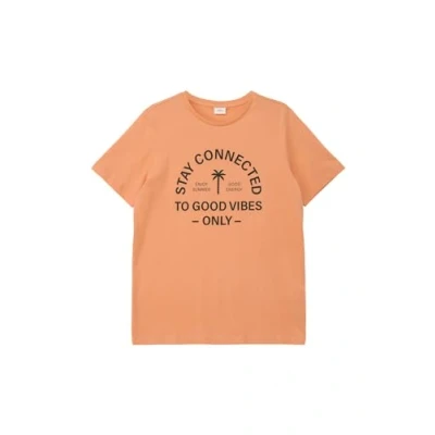 Abbildung von s.Oliver MIT Statementprint Tshirt print für Kinder, Größe: 146/152, Mango