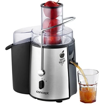 Abbildung von Concept LO7026, Langsamer Entsafter, Schwarz, Edelstahl, 16800 RPM, 1,8 l, 1 l