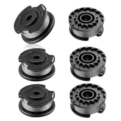 Abbildung von CHIHOLEN 6 Stück Rasentrimmer Fadenspule Kompatibel Mit F016800569 F016800385,Ersatzfadenspule für Bosch Art 23 SL/26 SL,EasyGrassCut 23/26/18/18 230/18 260/18 26,Ø1,65mm 4,9m Länge(6 Spule)