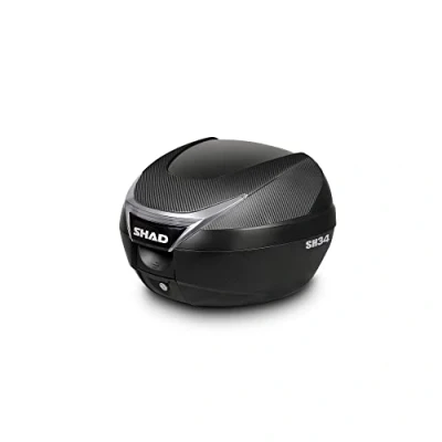 Abbildung von SHAD D0b34106 Koffer oder Tasche hinten, für Roller Motorrad sh34 Carbon Look, TU EU