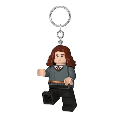 Abbildung von LEGO Harry Potter Hermione Schlüsselbund LED Taschenlampe für Potterheads 76mm große Figur (KE199) Inklusive 2 CR2025 Batterien