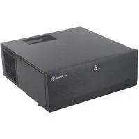 Abbildung von SilverStone SST GD07B Grandia HTPC ATX Desktop Gehäuse mit hochleistungsfähigem und geräuscharmen Kühlsystem, schwarz