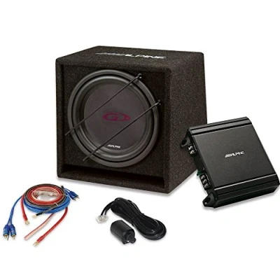 Abbildung von Alpine SBG 30KIT Subwoofer 12, 800 Watt, V Power Verstärker mit 550 Watt