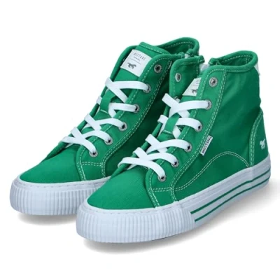 Abbildung von Mustang Sneaker high, Damen, Größe: 39, Grün Schuhe