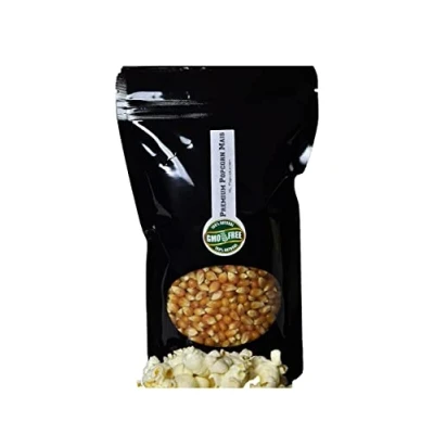 Abbildung von Premium Butterfly Popcorn Kinopopcorn frische Beutel XL 1:46 Popvolumen im wieder verschließbarem GMO Frei (500)